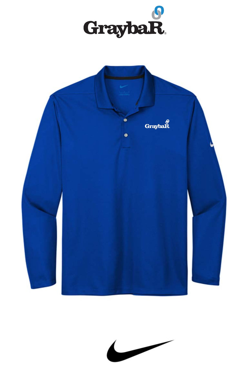 Nike Men's Dri-FIT Micro Pique 2.0 Long Sleeve Polo
