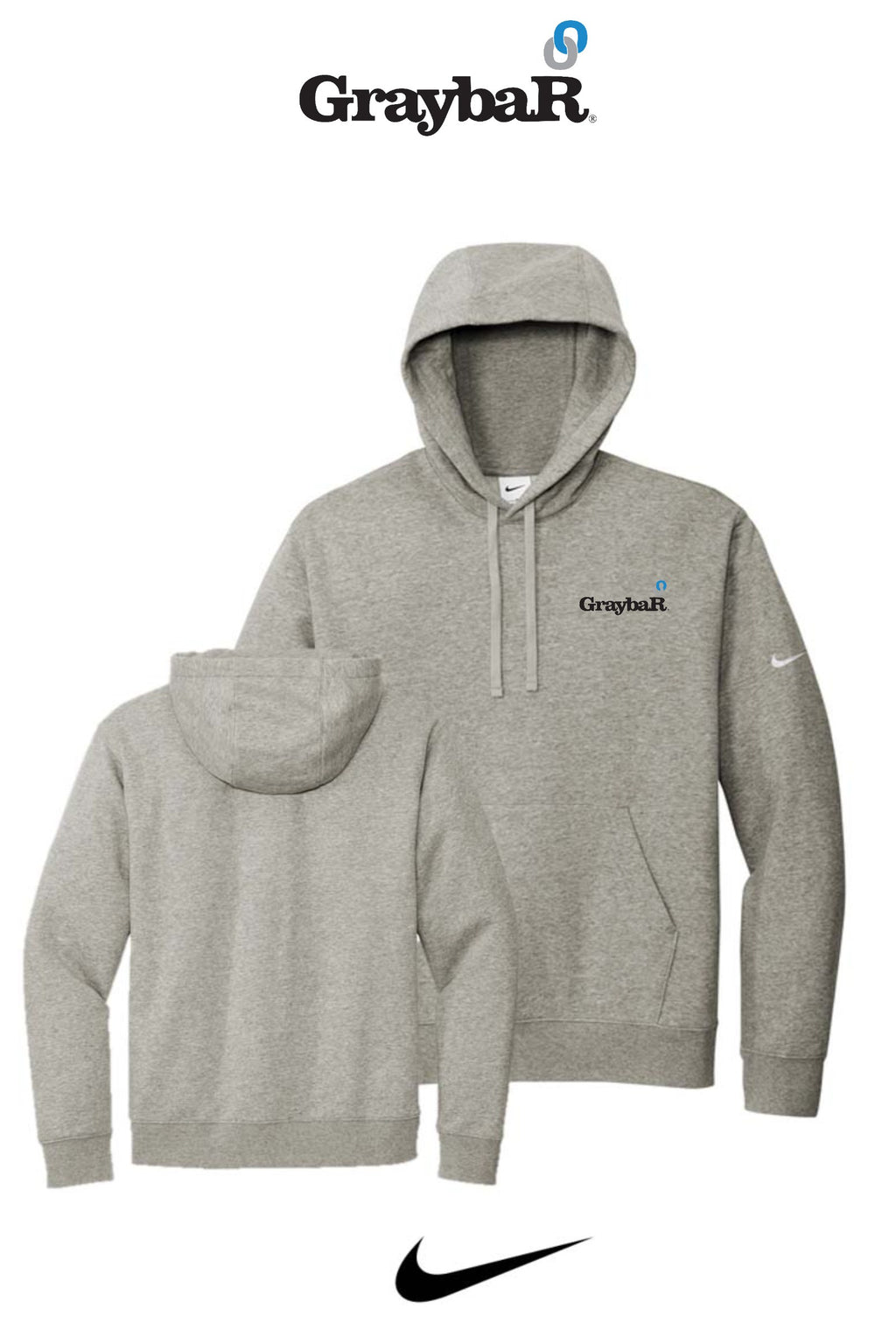Nike Club Fleece Sleeve Swoosh Pullover Hoodie