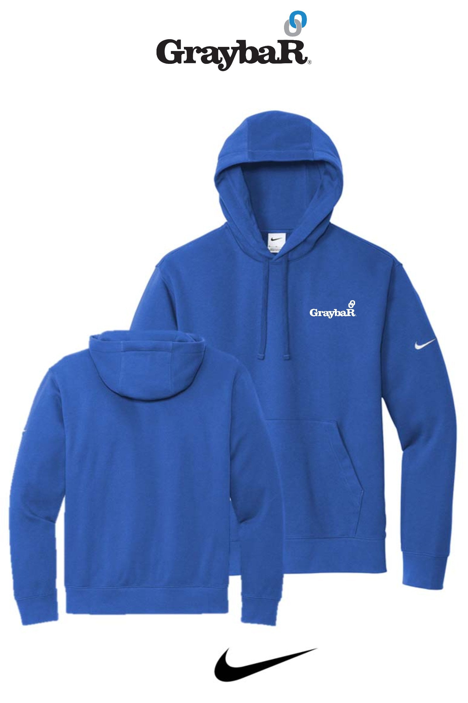 Nike Club Fleece Sleeve Swoosh Pullover Hoodie