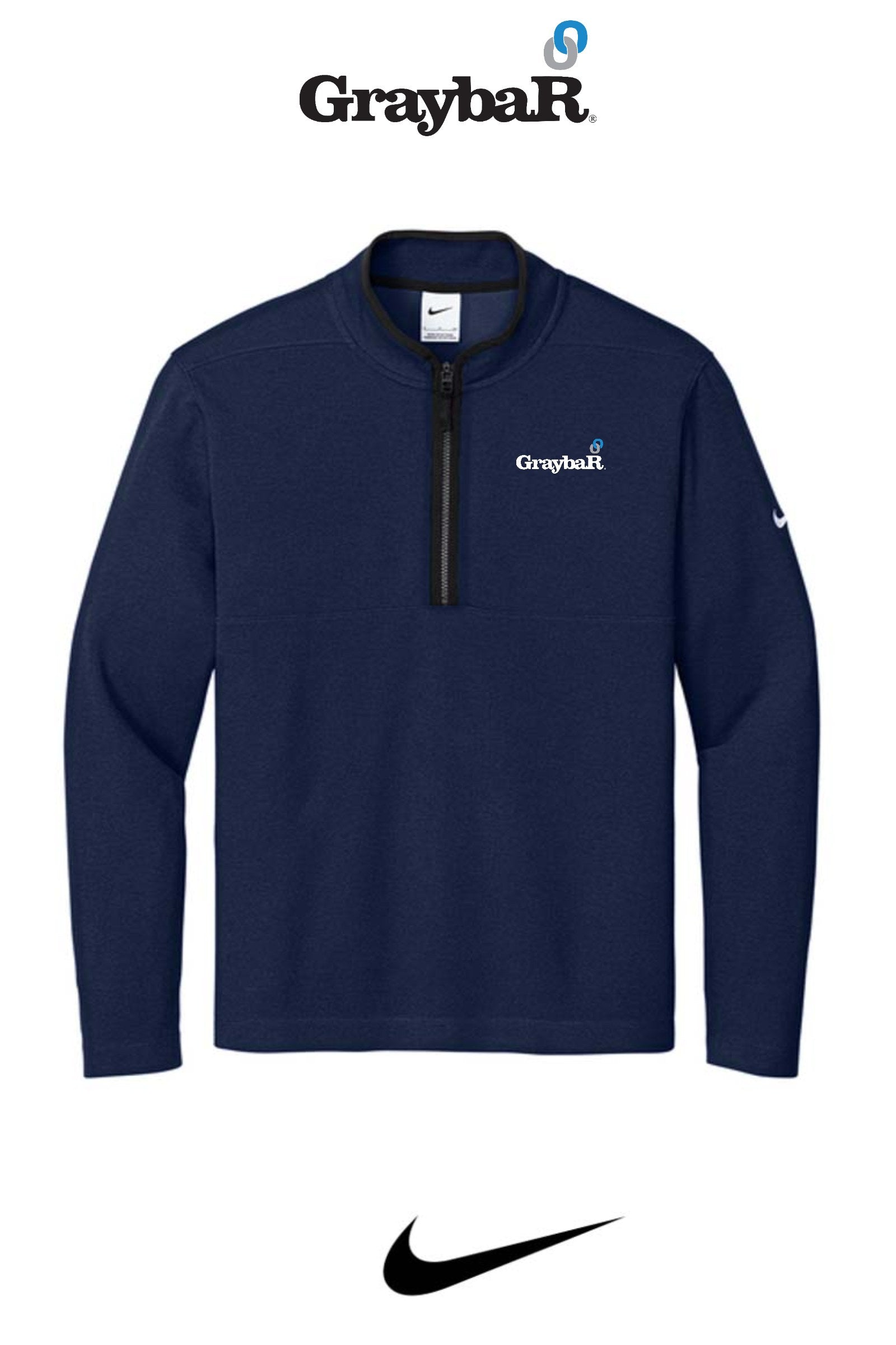 Nike Textured 1/2-Zip Cover-Up