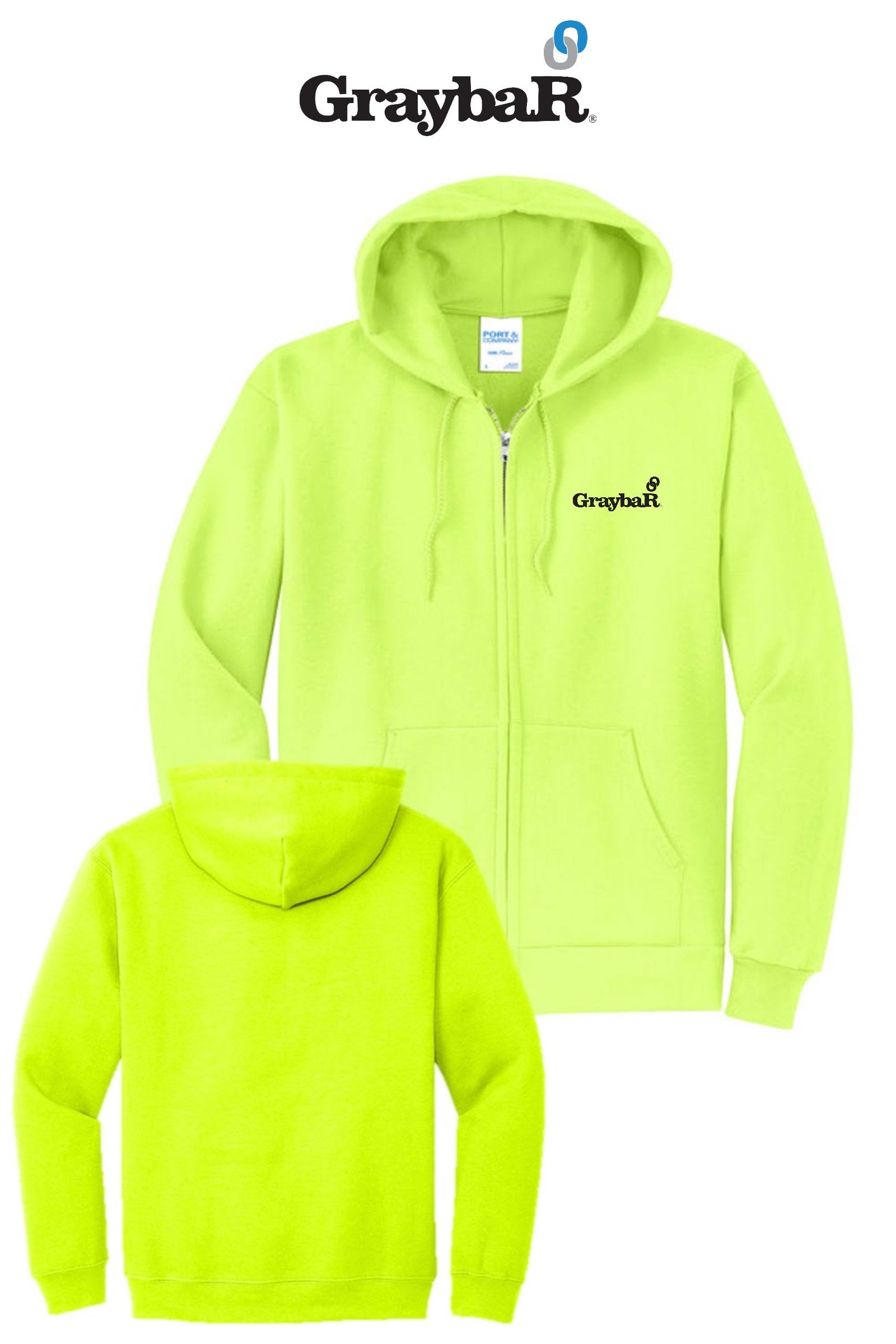 Port & Co™ Core Fleece Full-Zip Hooded Sweatshirt
