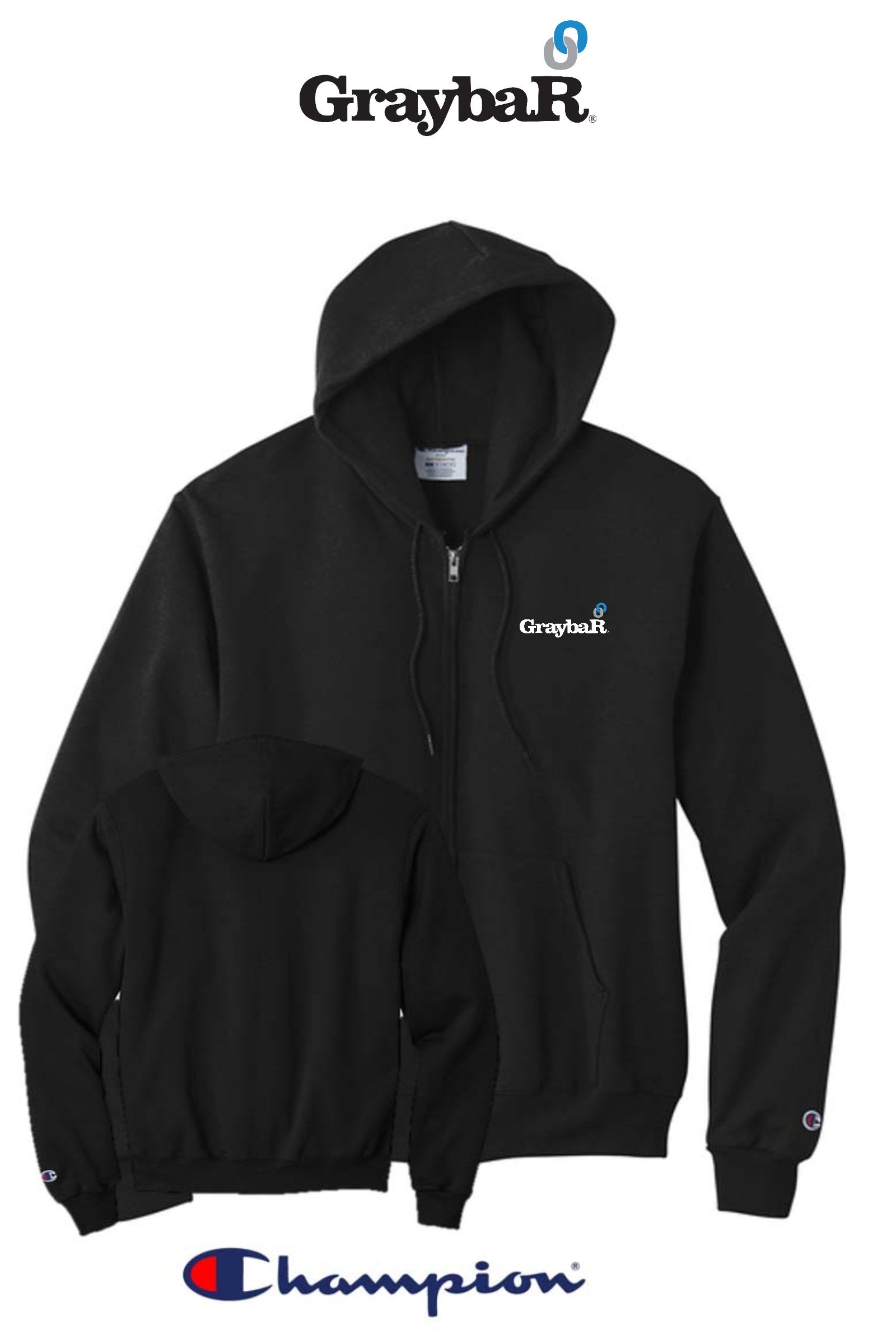 Champion® Powerblend® Full-Zip Hoodie