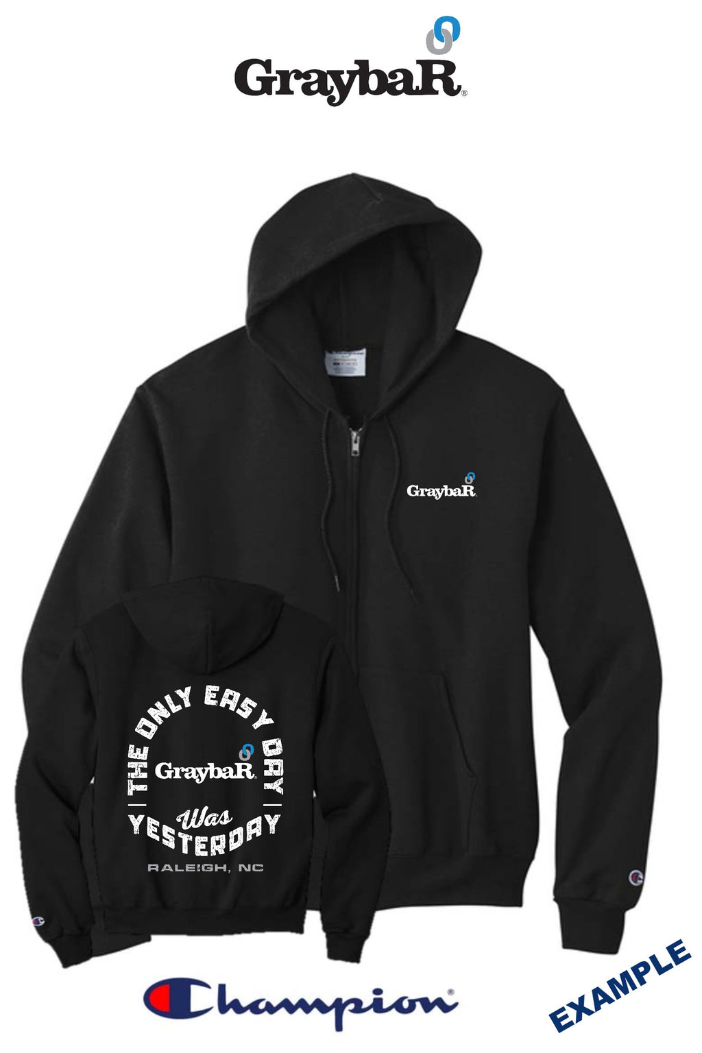 Champion® Powerblend® Full-Zip Hoodie