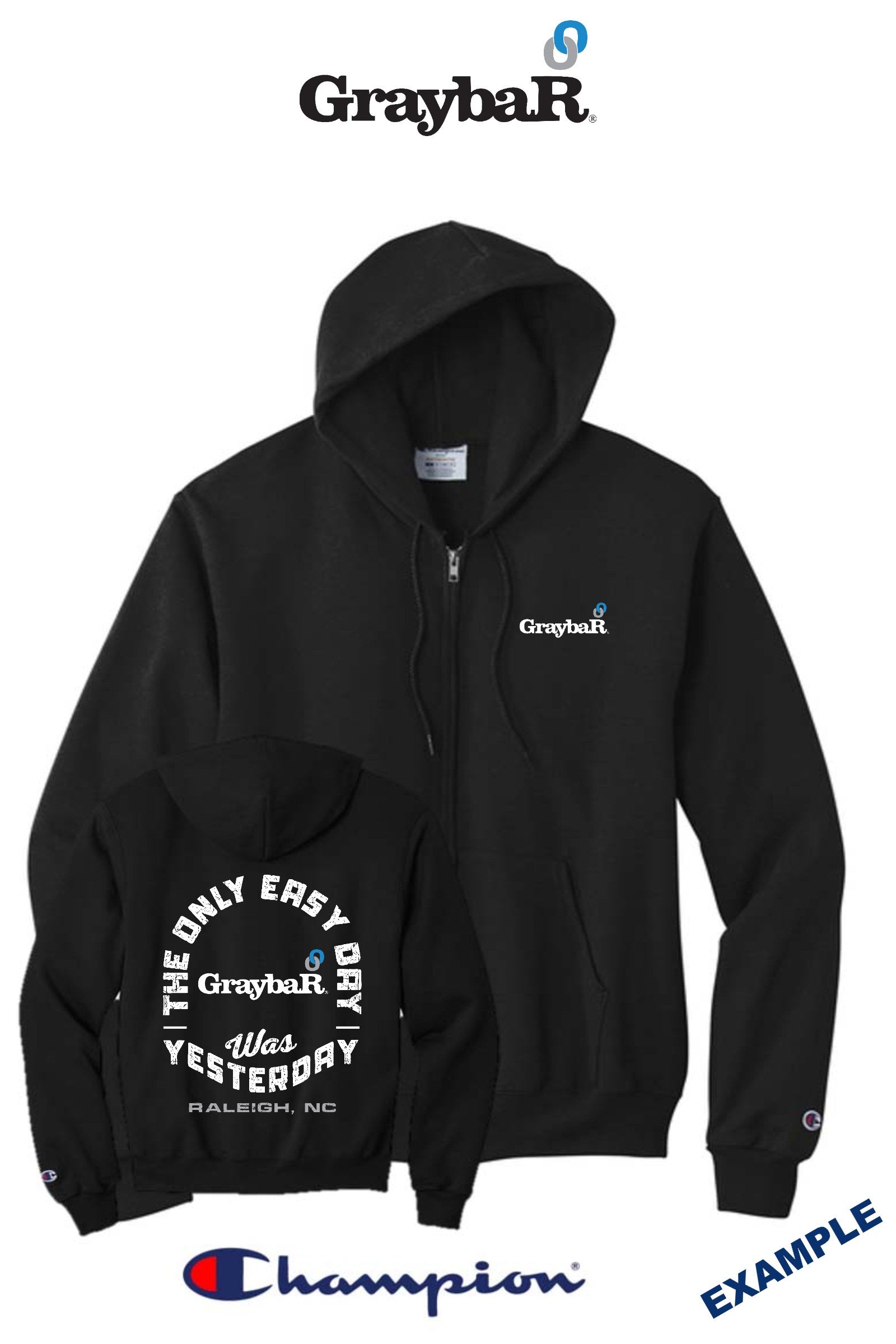 Champion® Powerblend® Full-Zip Hoodie