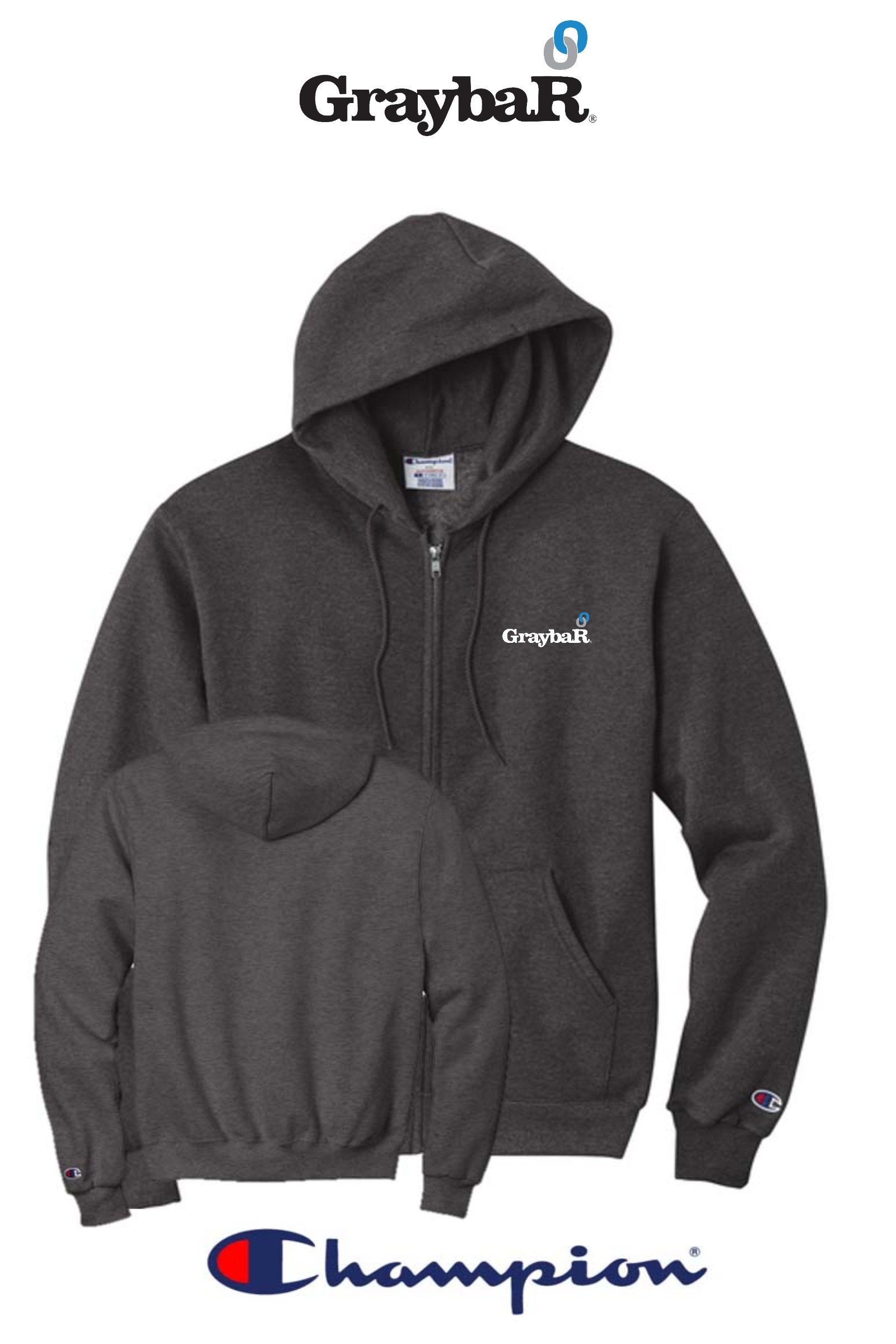 Champion® Powerblend® Full-Zip Hoodie