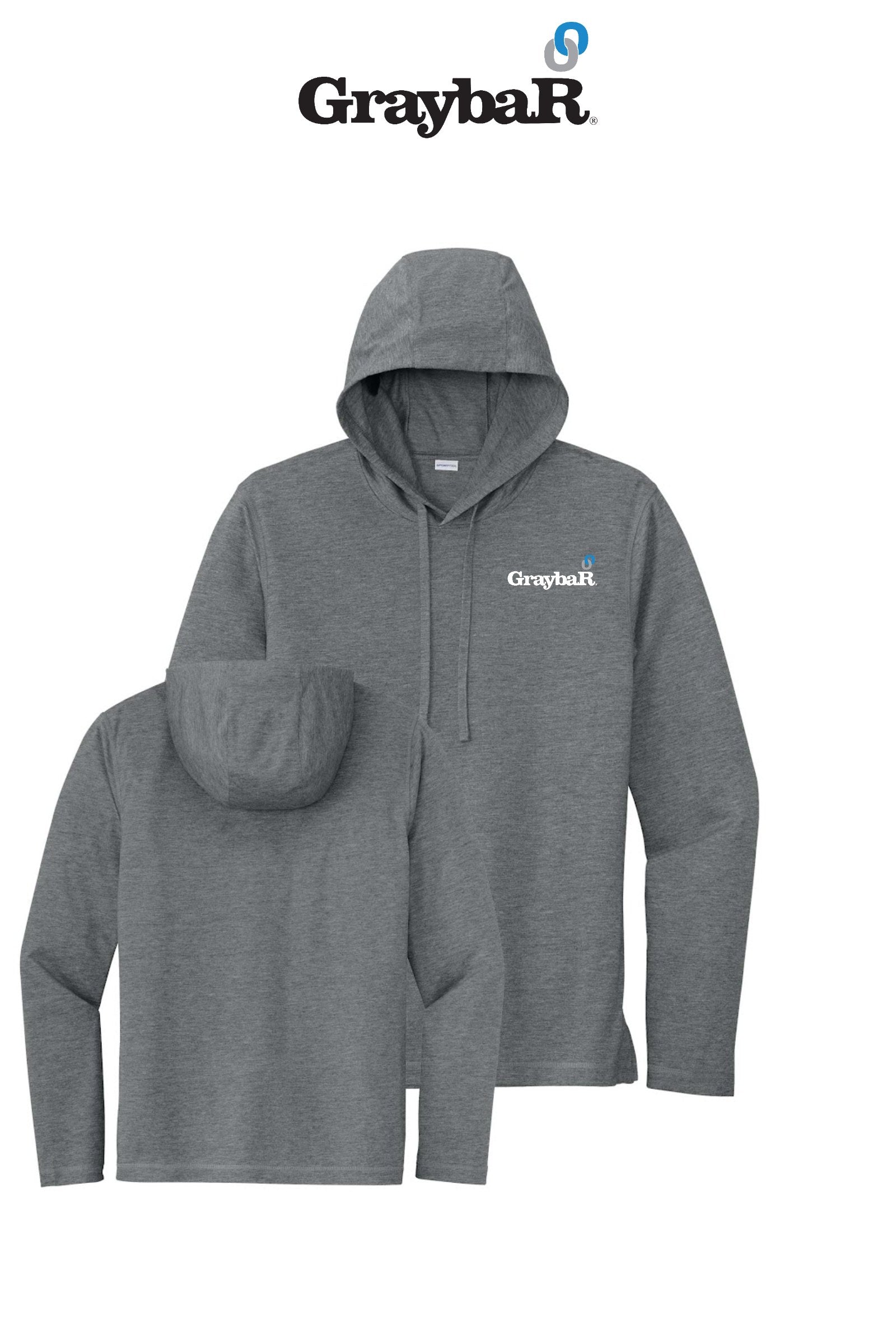 Sport-Tek® PosiCharge® Tri-Blend Wicking Long Sleeve Hoodie
